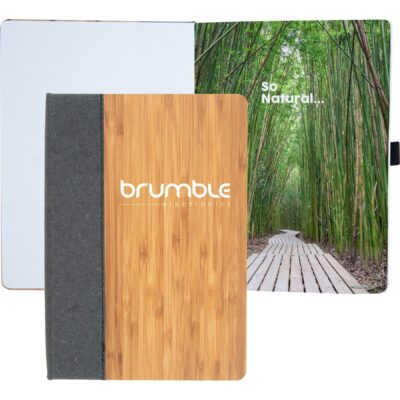 Bamboo™ Journal w/Full-Color Tip-In Page (5.5"x8.25")-1