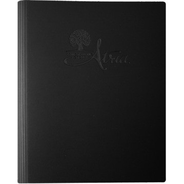 Large Leather Refillable Binder-1