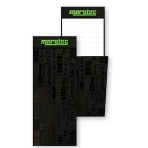 Large Paper TucNotes™ Classic Notepad (3"x7")-1
