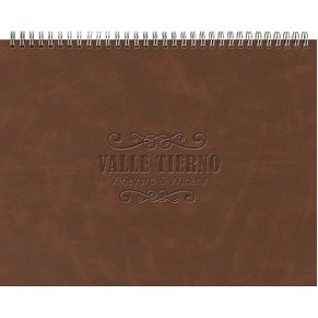 The President™ Leather Front Monthly Planner w/ Chip Back (11"x8.5")-1