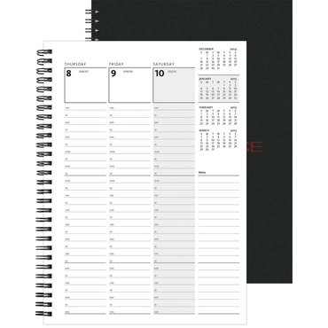 Weekly Organizer™ w/Leather Front & Chip Back (7"x10")-1