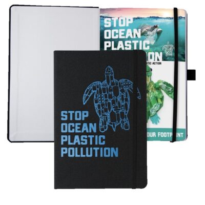 Recycled Marine™ Journal w/Full-Color Tip-In Page (5.5"x8.25")-1